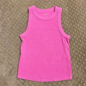 Old Navy Bright Pink Ribbed Top